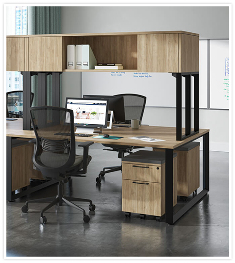 Modern office desk and chair